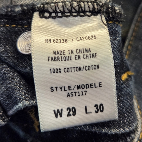 Guess Men's Coronada Butron Fly Bootcut Blue Jeans Size 29x30 - Picture 5 of 6